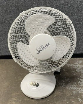 Fine Elements White Small Desk Top Fan