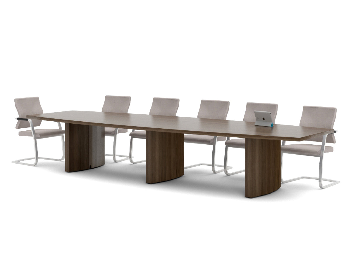 Barrel Shaped Boardroom Table