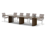 Barrel Shaped Boardroom Table