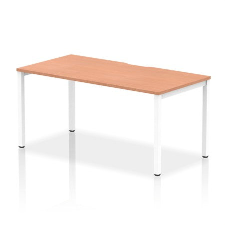 EVO Single Rectangular Bench Desk