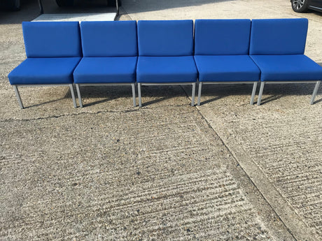 Blue Reception Seating