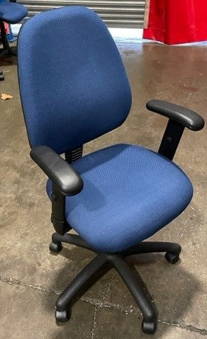High Back Operator Chair with Height Adjustable Arms