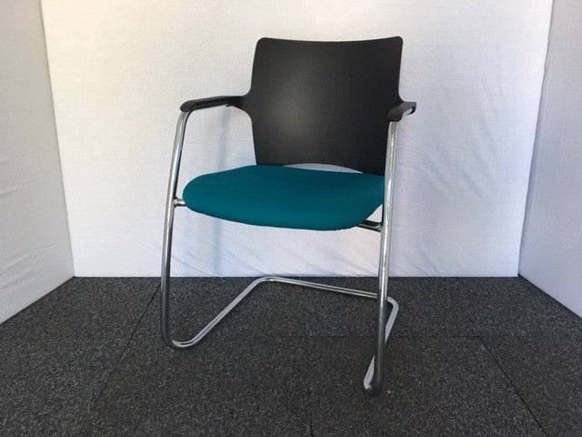 Connection Teal Blue Cantilever Chair