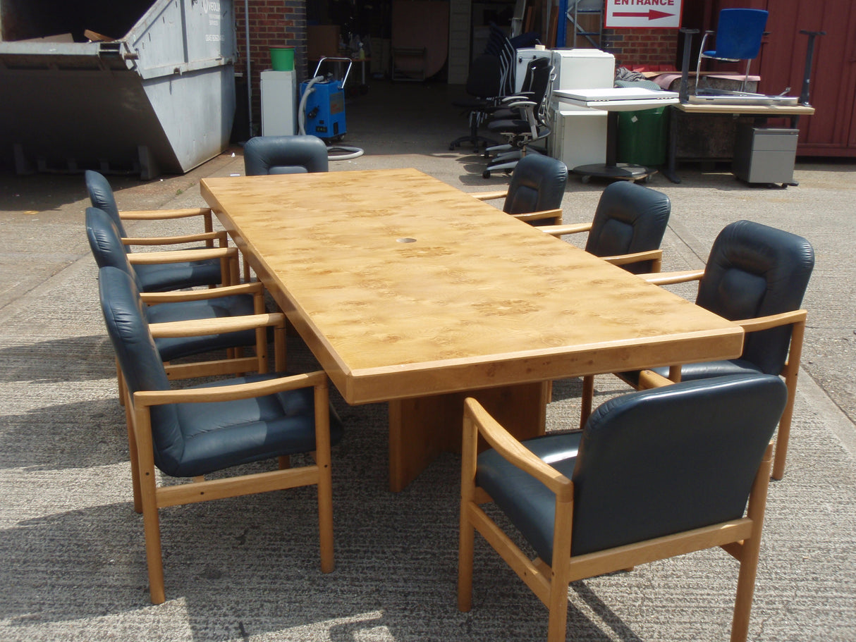 Boardroom Table And Matching Chairs 3000 x 1200