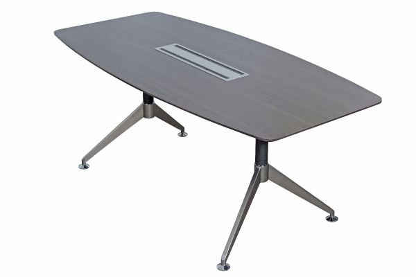 Earl Executive Boardroom Anthracite & White Table