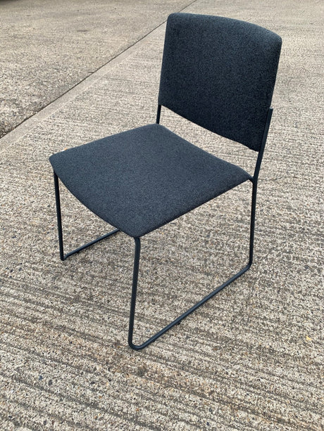 Charcoal Grey Stacking Chair