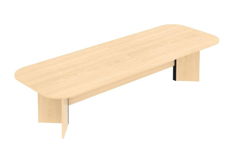 Double D Ended Conference Table
