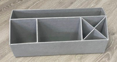 Grey Desk Tidy