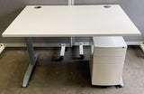 Straight 1200 Desk + Mobile Pedestal