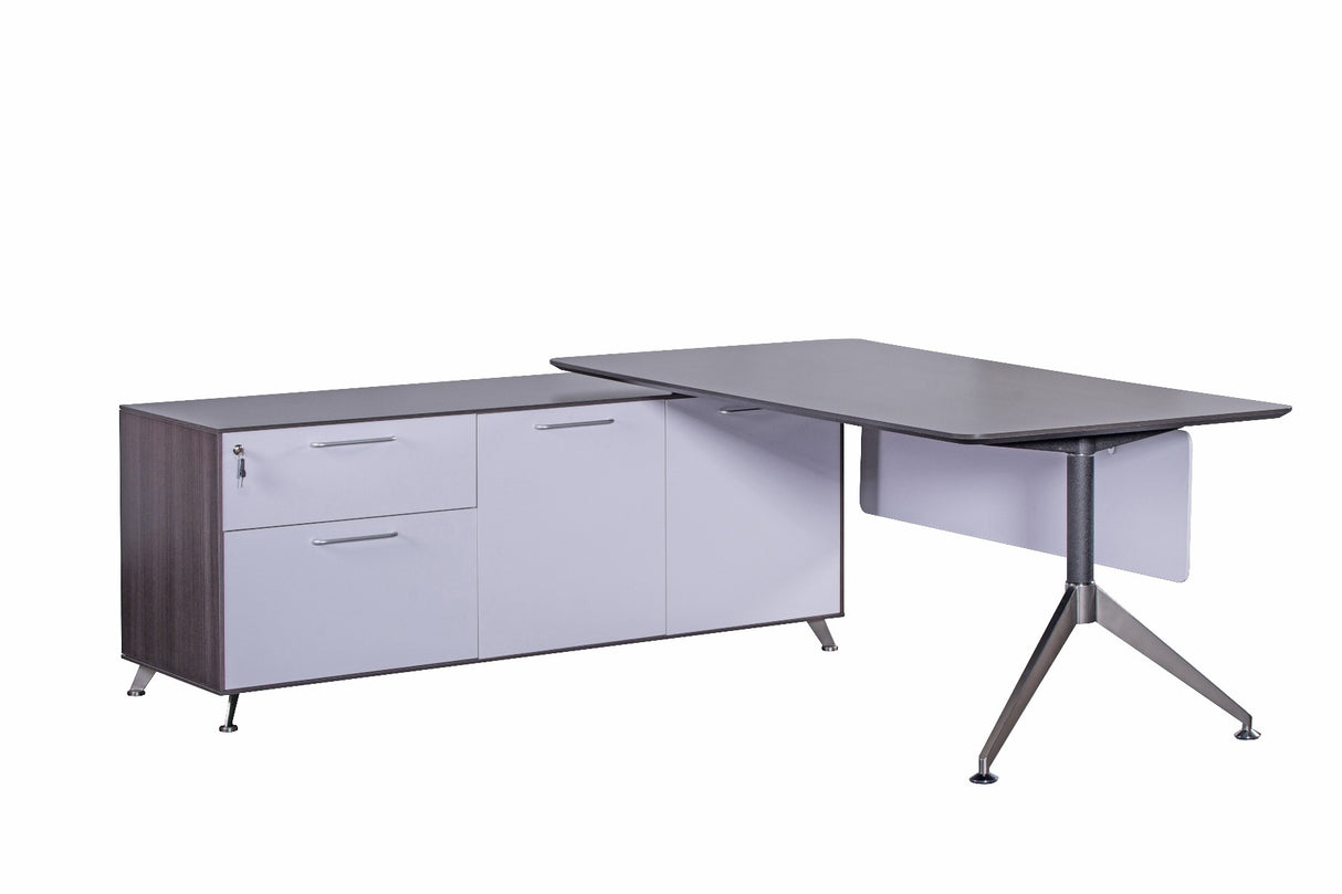 Executive Desk With Left Hand Return Unit