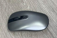 Silver & Black Wireless Mouse