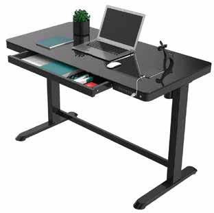 R700G Glass Sit & Stand Desk