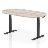 Height Adjustable D Ended Meeting Table