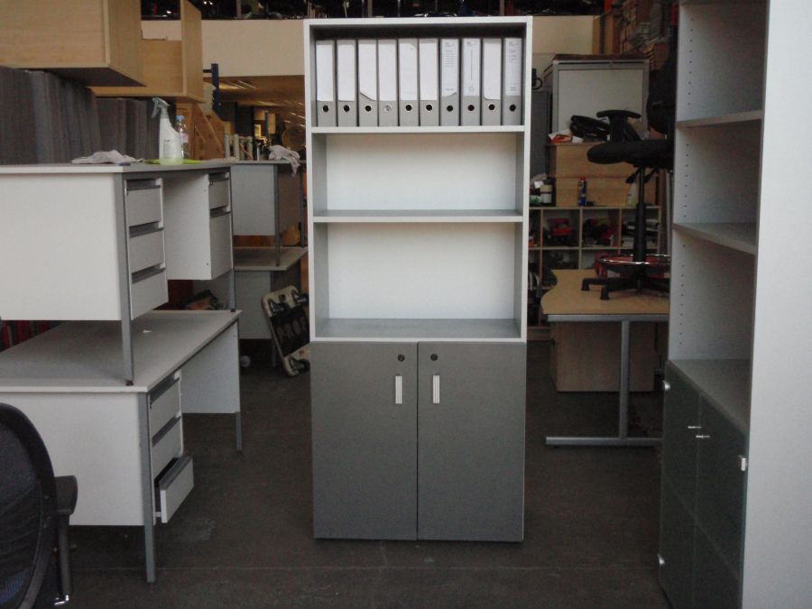 Grey Office Storage Cupboard