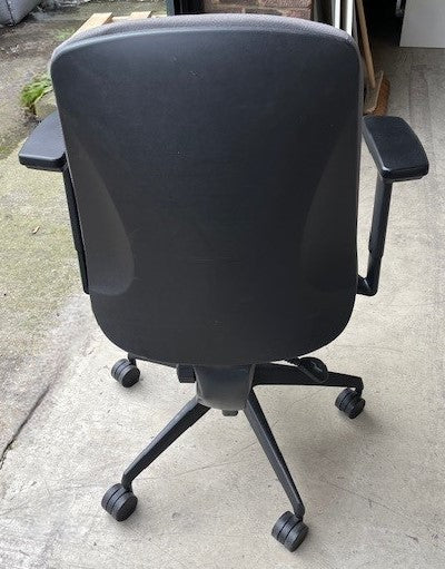 High Back Operator Chair Grey