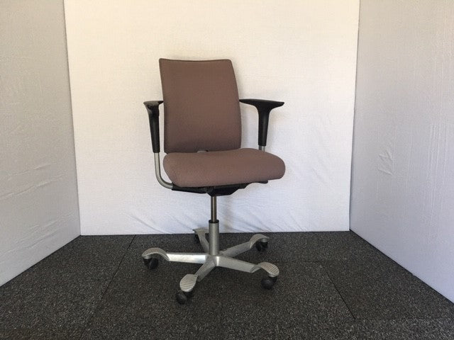 Grey Hag Operator Chair With Folding Arms