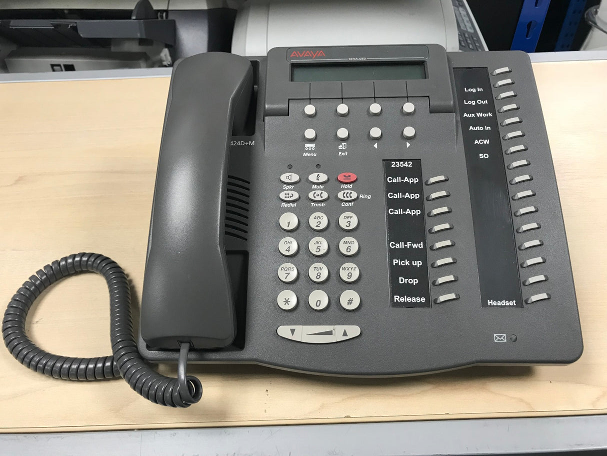 Avaya Grey 6424D+M Telephone