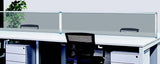 Acrylic Aluminium Frame Desk Top Screen 400mmH