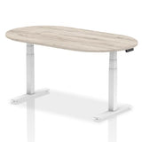 Height Adjustable D Ended Meeting Table