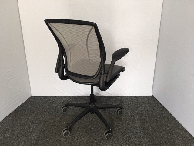 Human Scale Liberty Operator Chair in Black & Grey