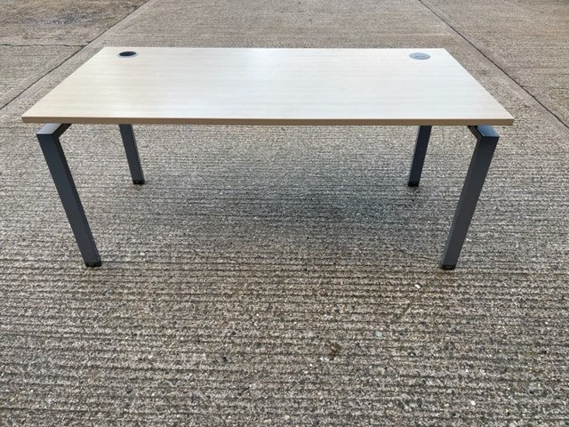 Single Bench Desk + Mobile Pedestal