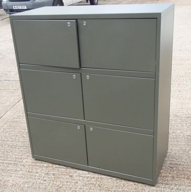 Dark Green 6 Door Personal Locker