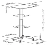 Gas Sprung Laptop/Lectern Table