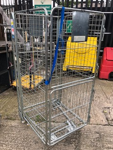 Metal Cages on Wheels