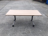 Oak Flip Top Table 1600x700