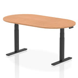 Height Adjustable D Ended Meeting Table