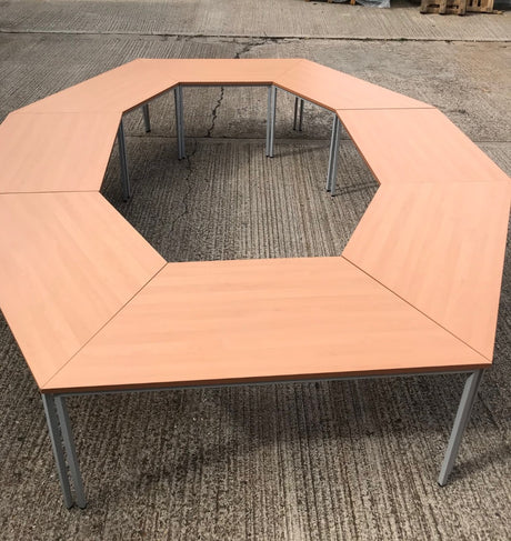 Octagon Meeting Table Set-Up