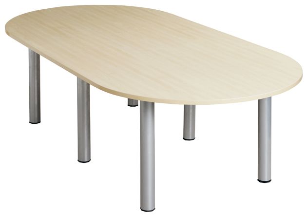 CLM Oval Meeting Room Table 2400Wx1200D