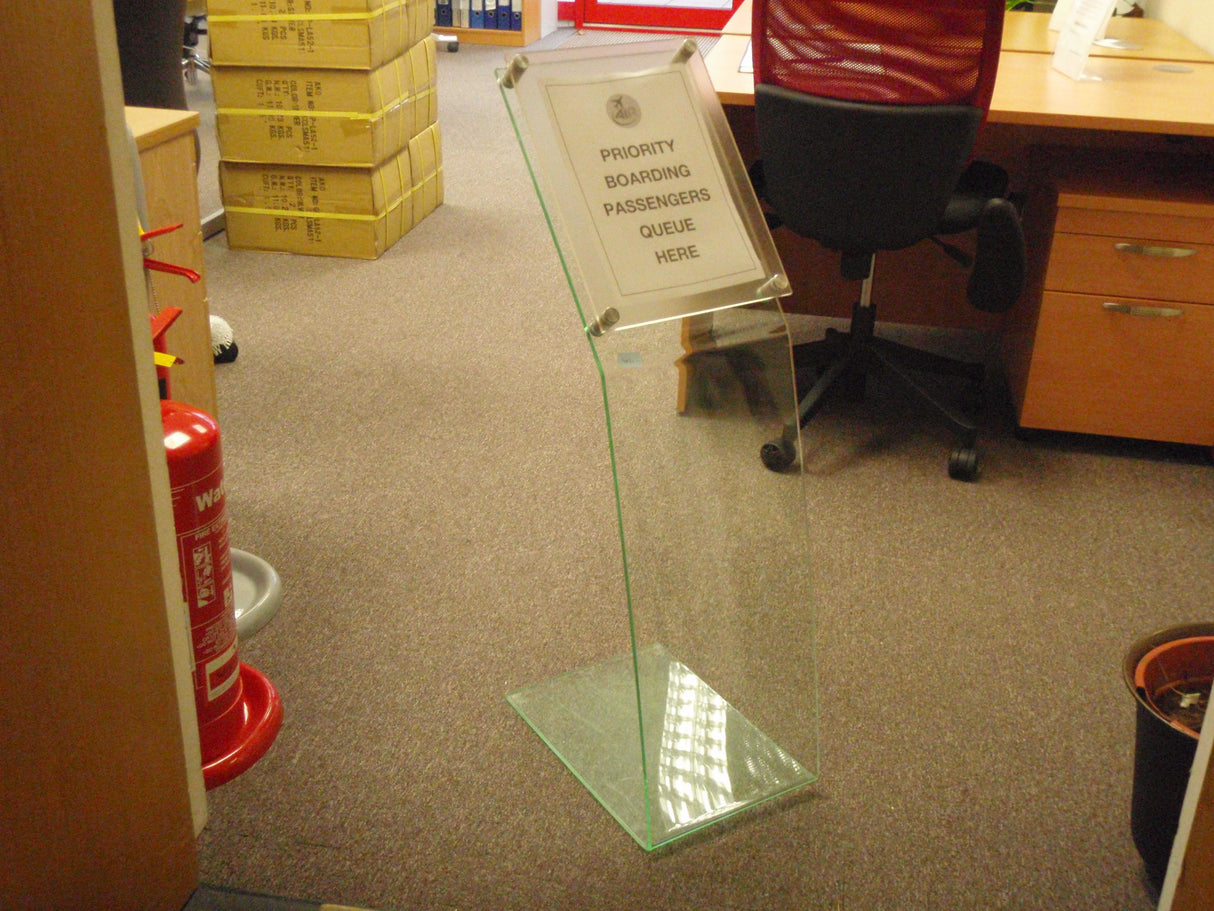 Perspex Airport Stands