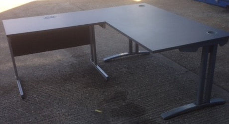 Dark Grey Desk Return 1000x600