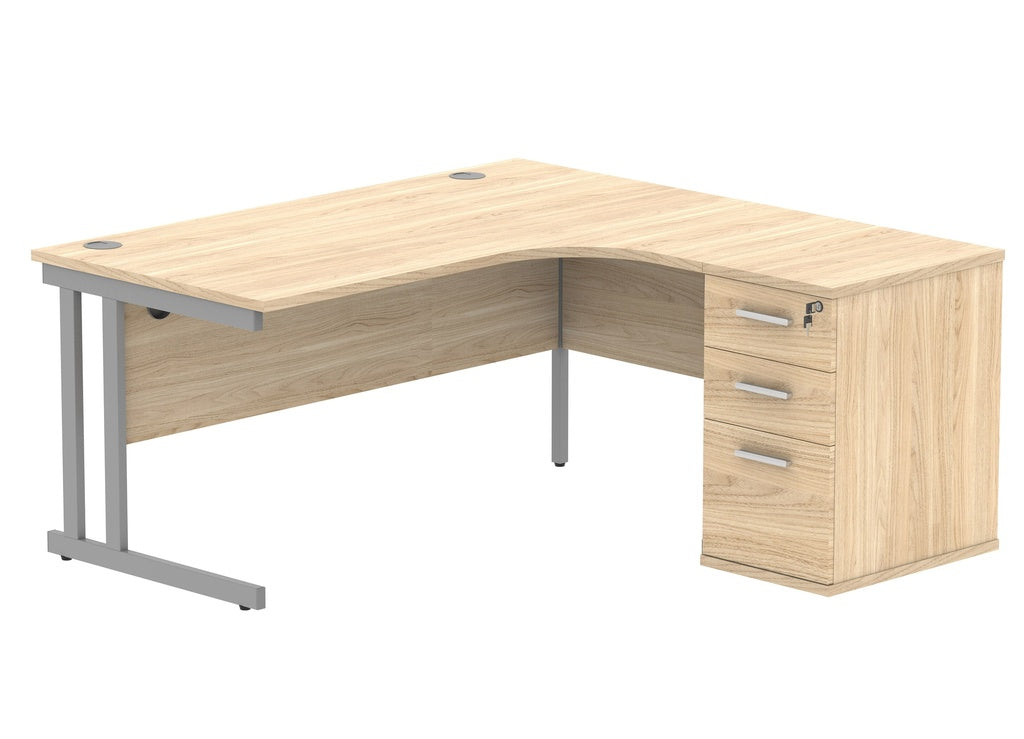 TC Crescent Cantilever Workstation