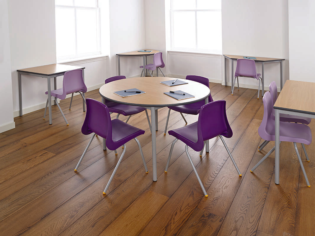 Learning Round Table Round Tube Leg Classroom Tables – Park Royal Office Furniture