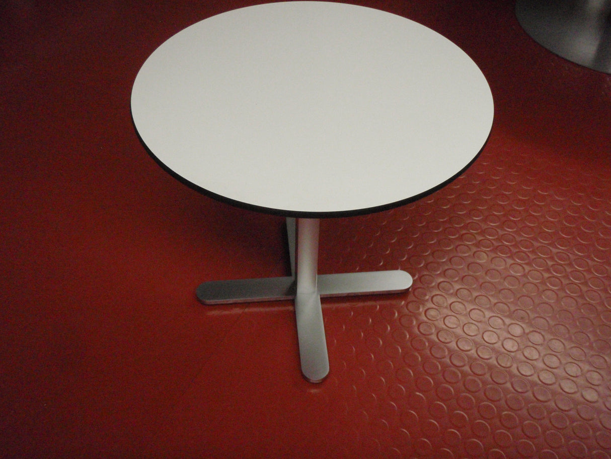 Small Circular Pedestal Base Table