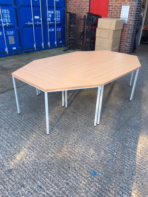 Beech Octagon Meeting Table