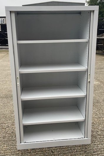 Tall Metal Tambour Unit