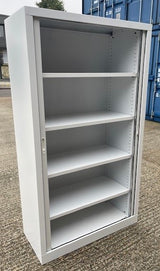 Tall Metal Tambour Unit