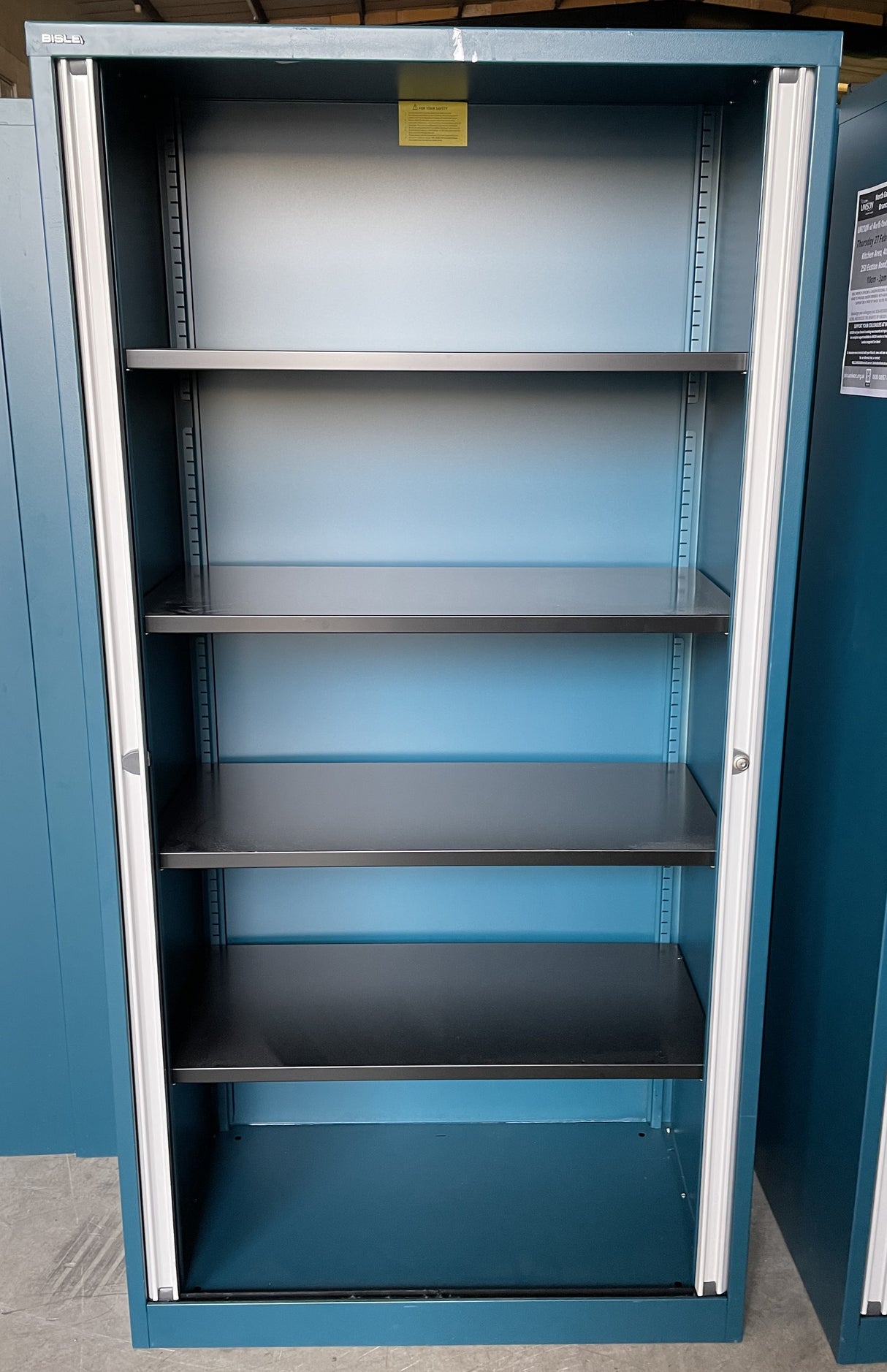 Bisley Tall Metal Tambour Unit