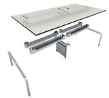 2 User Double Bench System 1600 Leg Frame