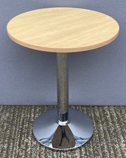 Maple Chrome Base Poser Table