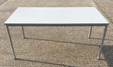 Light Grey & Grey Frame Table 1600 x 800