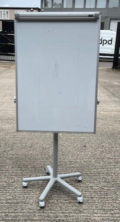 Bio Office White Board Flip Chart on Wheels