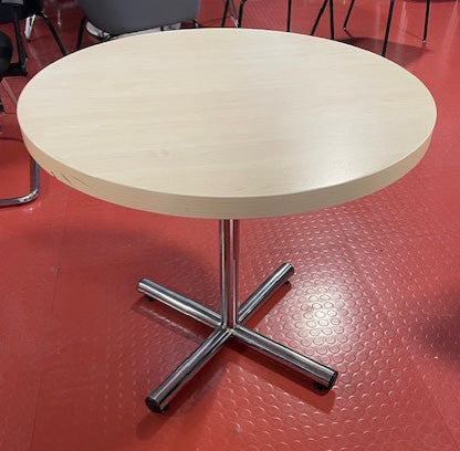 Maple Chrome Star Base Table