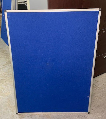 Blue Felt Ali Frame Notice Board 1200 x 900