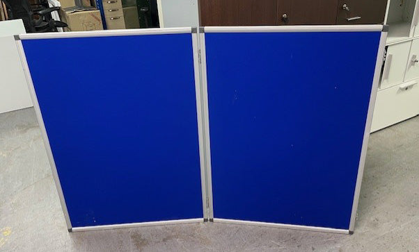 Blue Felt Ali Frame Double Notice Board