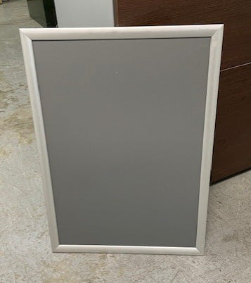 Silver Snap Frame Notice Board 620 x 450