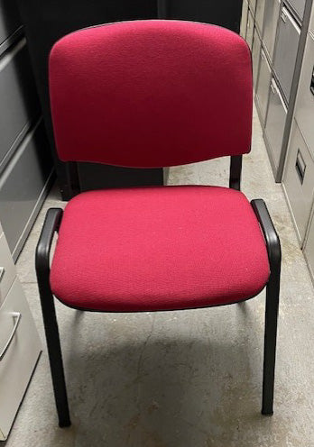 Burgundy ISO Stacking Chairs